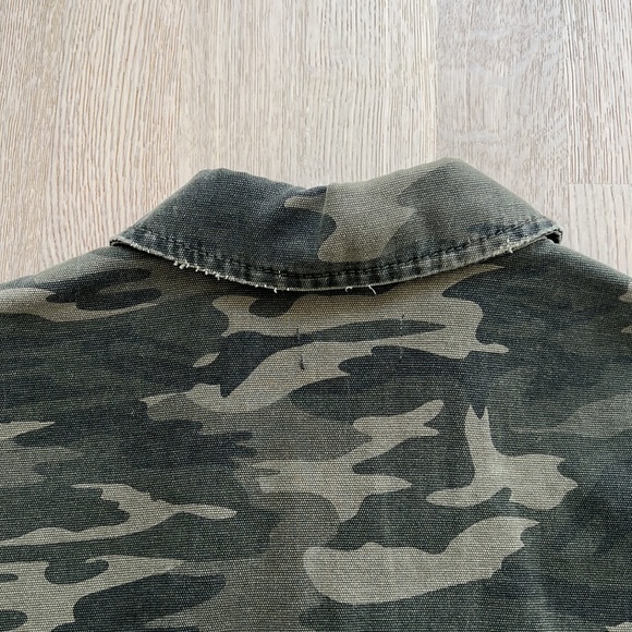 Topshop Camo Shirt Jacket - Picture 5 of 6